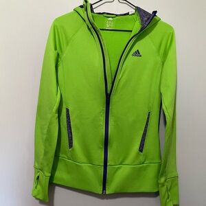 Adidas Women's Sm Supper Soft Green Jacket